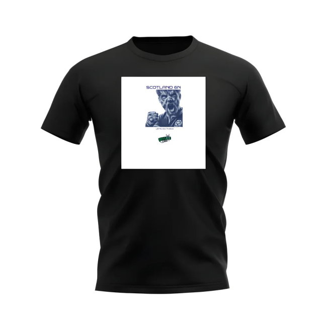Scotland Lets Do This Rugby T-Shirt (Black/White)