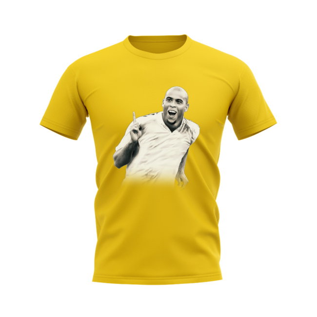 Ronaldo R9 Legend T-Shirt (Yellow) (Your Name)