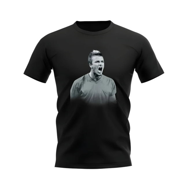 David Beckham England Legend T-Shirt (Black)