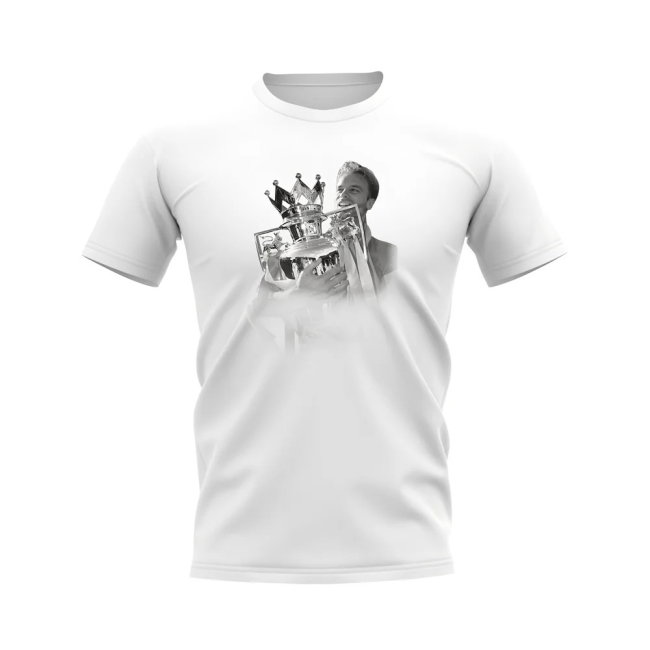 Dennis Bergkamp Arsenal Legend T-Shirt (White)