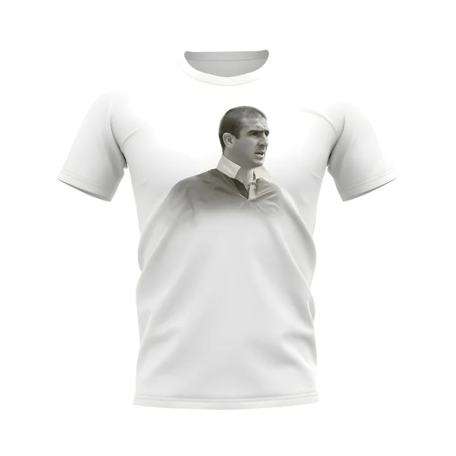 Eric Cantona Manchester United Legend T-Shirt (White)