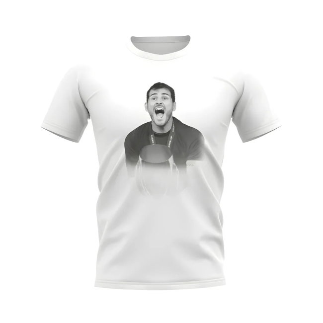 Iker Casillas Real Madrid Legend T-Shirt (White)