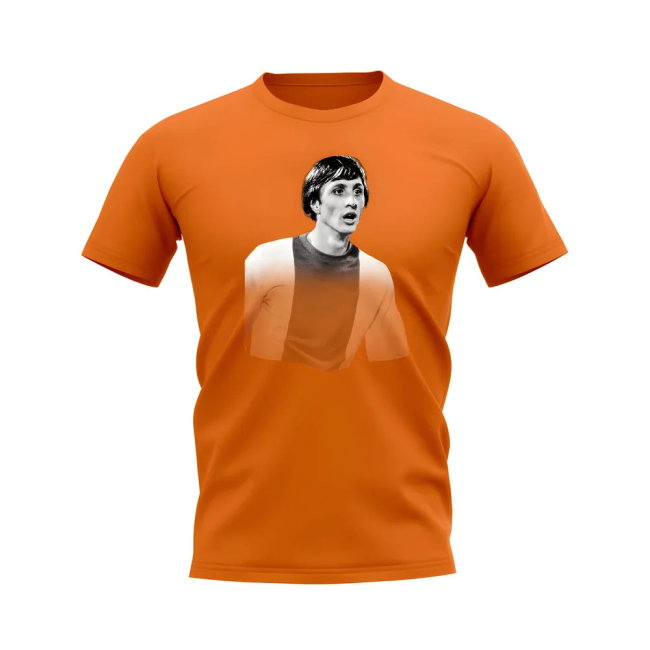 Johan Cruyff Ajax Legend T-Shirt (Orange)