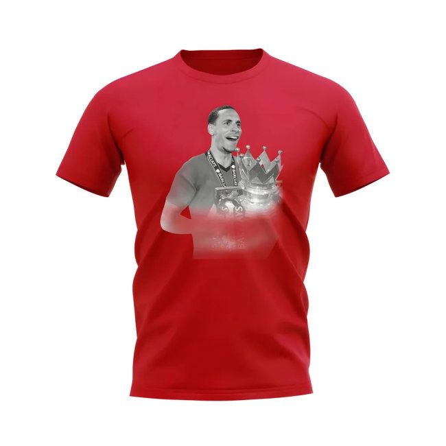 Rio Ferdinand Manchester United Legend T-Shirt (Red)