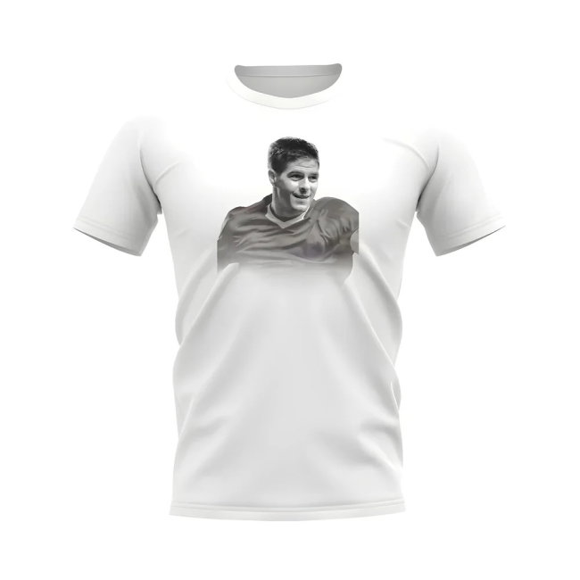 Steven Gerrard Liverpool Legend T-Shirt (White)