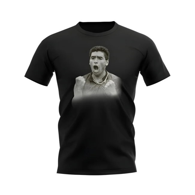 Diego Maradona Argentina Legend T-Shirt (Black)