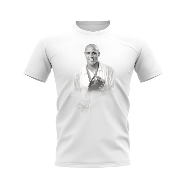 Roberto Carlos Real Madrid Legend T-Shirt (White)