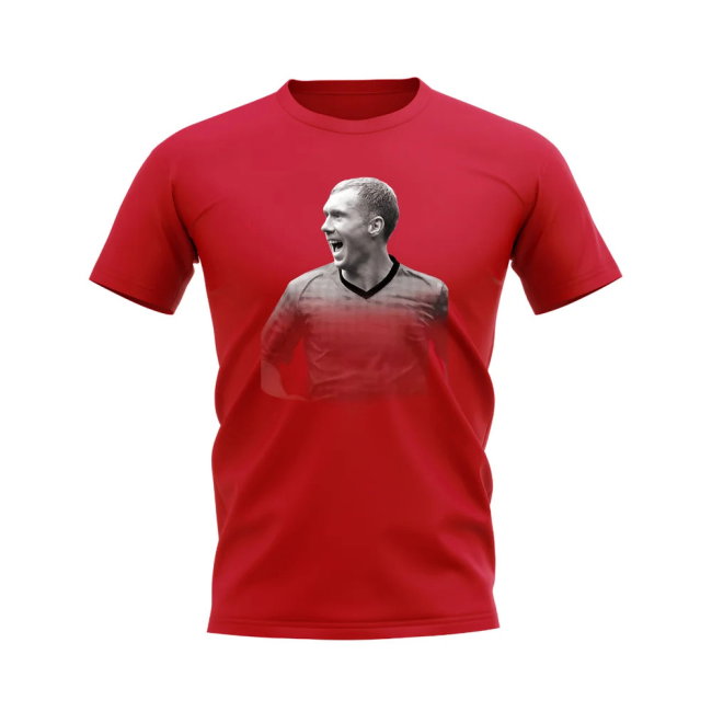 Paul Scholes Manchester United Legend T-Shirt (Red)