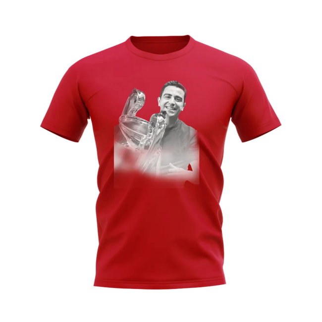 Xavi Barcelona Legend T-Shirt (Red)
