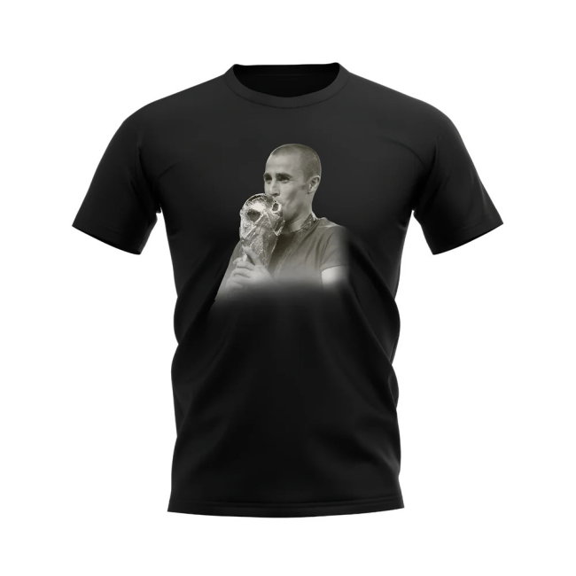 Fabio Cannavaro Italy Legend T-Shirt (Black)
