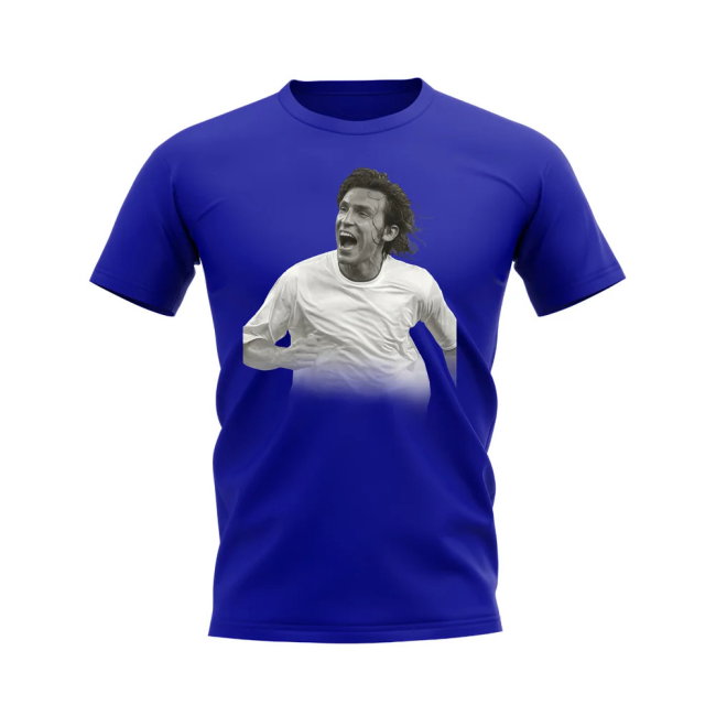 Andrea Pirlo Italy Legend T-Shirt (Blue)