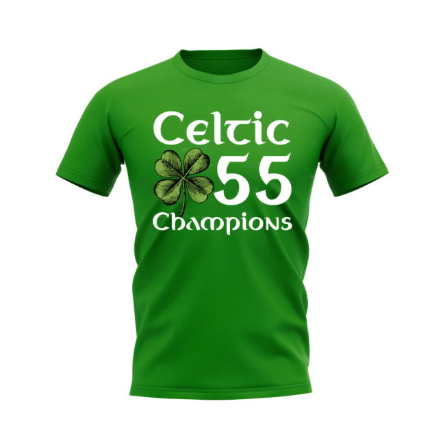 Celtic 55 Champions T-Shirt (Green)