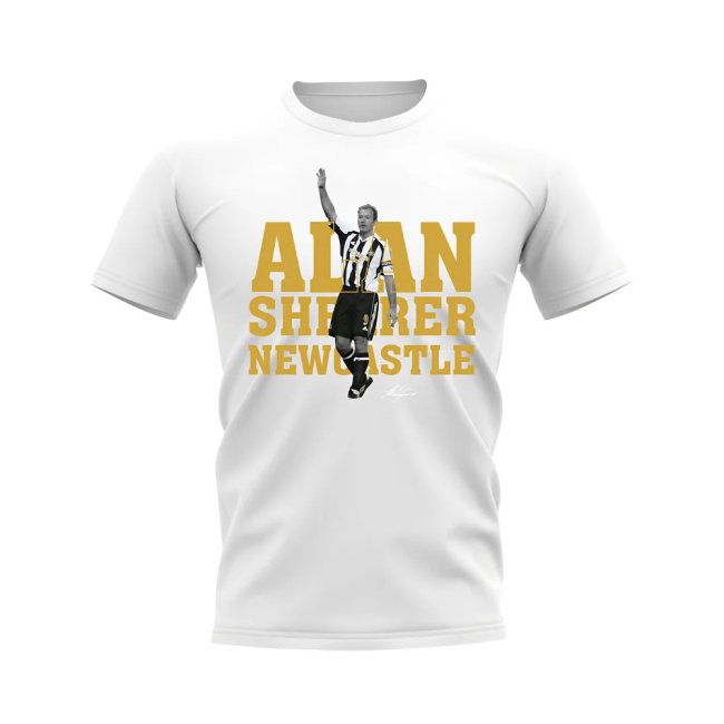 Alan Shearer Newcastle Player Tee (White)