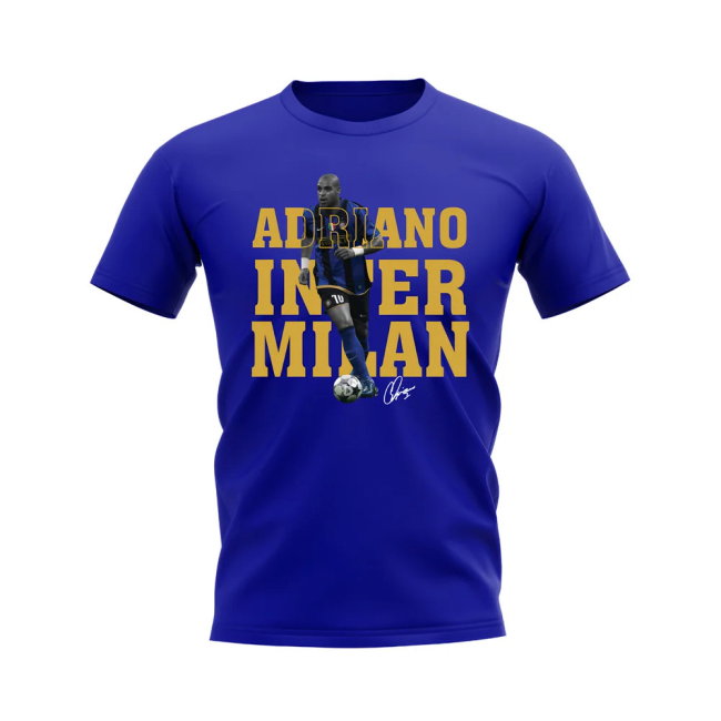 Adriano Inter Milan Player Tee (Blue)