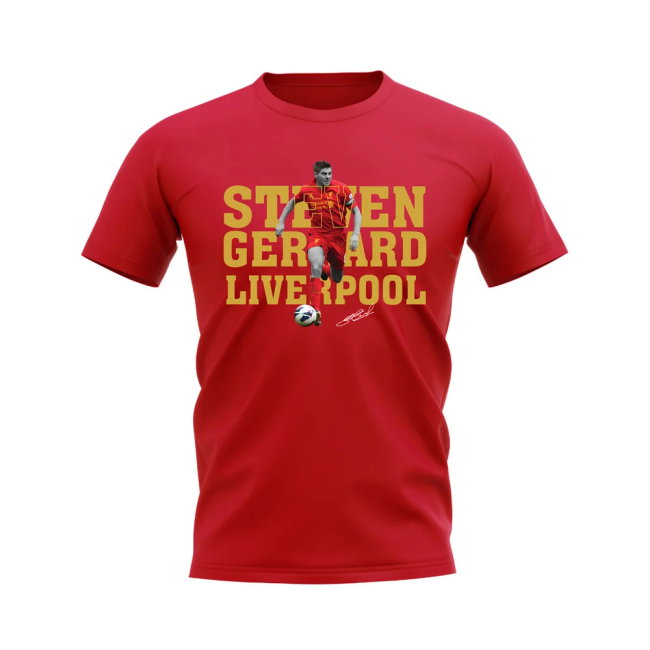 Steven Gerrard Liverpool Player Tee (Red)
