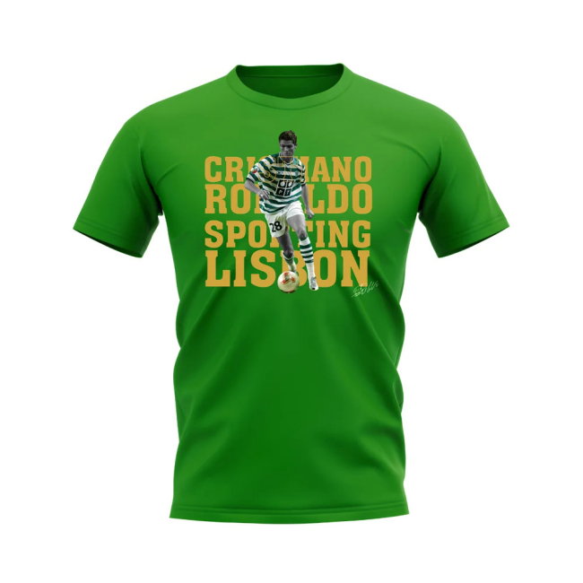 Cristiano Ronaldo Sporting Lisbon Player Tee (Green)