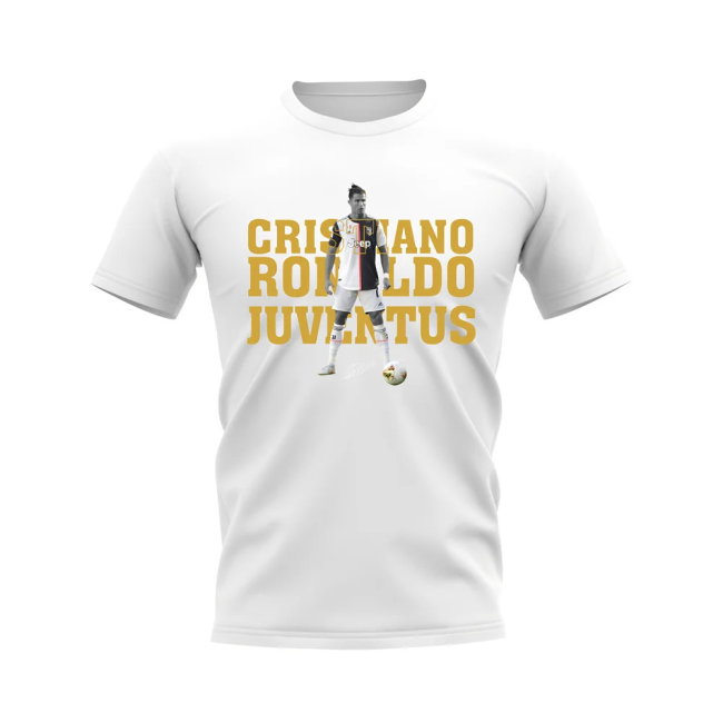Cristiano Ronaldo Juventus Player Tee (White)