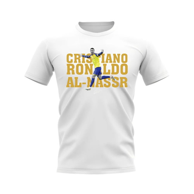 Cristiano Ronaldo Al Nassr Player Tee (White)