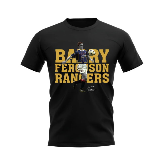Barry Ferguson Rangers Player Tee (Black)