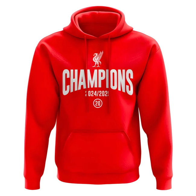 Liverpool 2024-2025 Champions Hoody (Red)