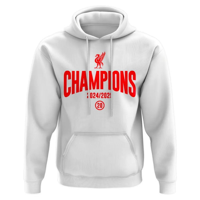 Liverpool 2024-2025 Champions Hoody (White)