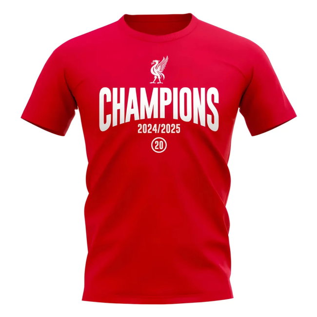 Liverpool 2024-25 Champions T-Shirt (Red)