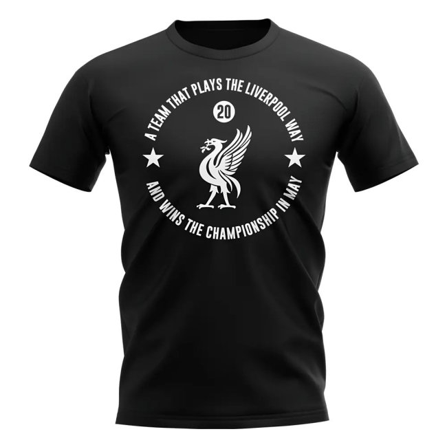 The Liverpool Way Champions 2024-25 T-Shirt (Black)