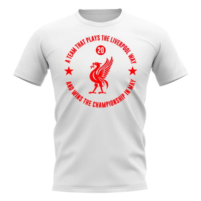 The Liverpool Way Champions 2024-25 T-Shirt (White)