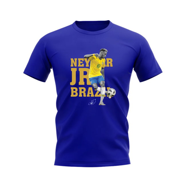 Neymar Brazil Player Tee (Royal Blue)