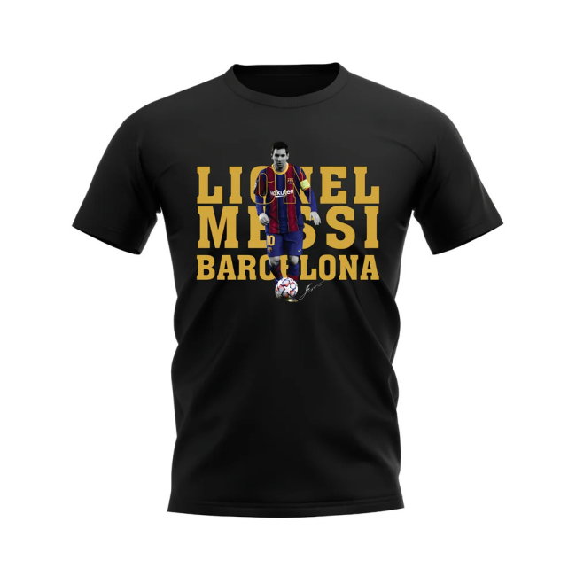 Lionel Messi Barcelona Player Tee (Black)