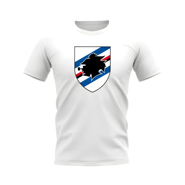 Sampdoria Badge T-Shirt (White)