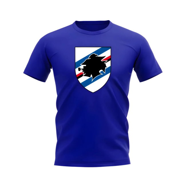 Sampdoria Badge T-Shirt (Royal Blue)
