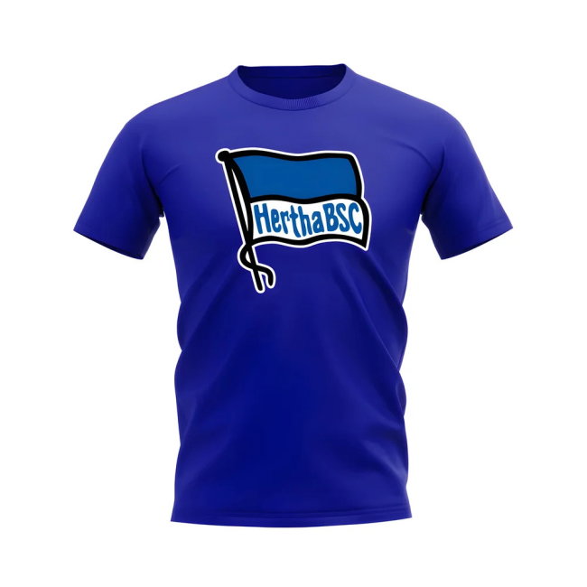 Hertha Berlin Badge T-Shirt (Royal Blue)