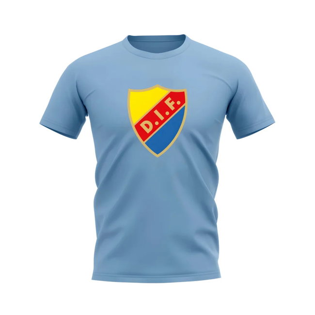 Djurgarden Badge T-Shirt (Sky Blue)