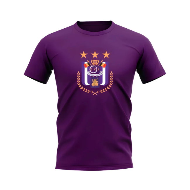 Anderlecht Badge T-Shirt (Purple)