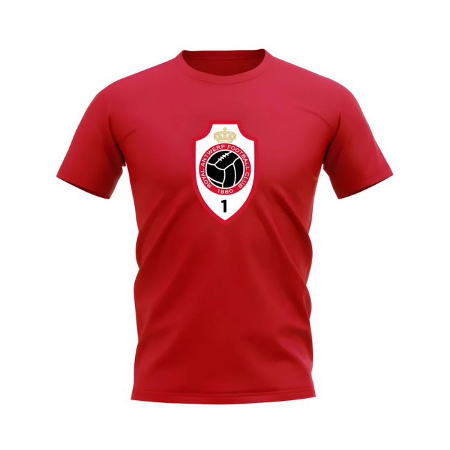 Antwerp Badge T-Shirt (Red)