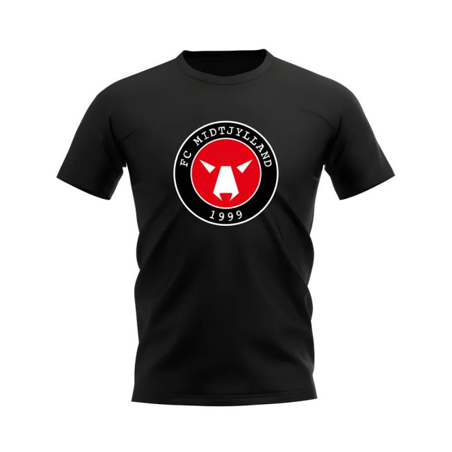 Midtjylland Badge T-Shirt (Black)