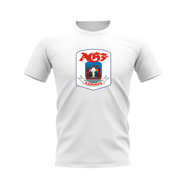 AGF Aarhus Badge T-Shirt (White)
