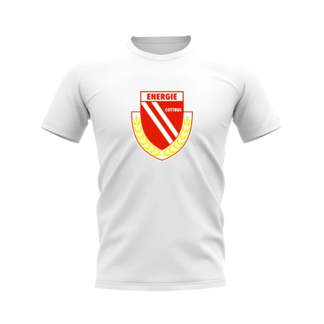 Energie Cottbus Badge T-shirt (White)