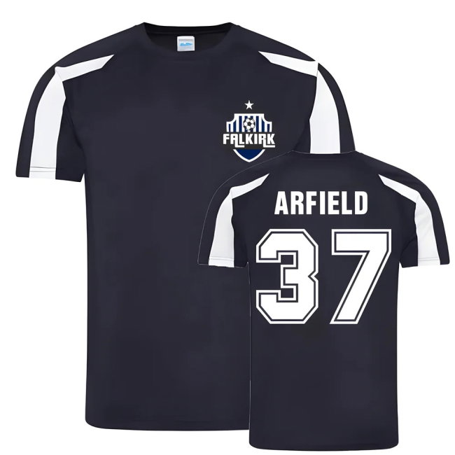 Scott Arfield Falkirk Sports Training Jersey (Navy)