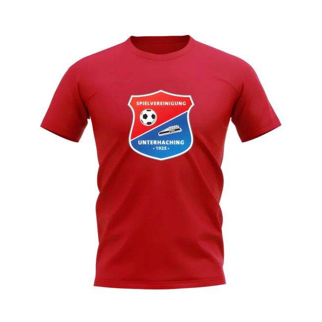 Unterhaching Badge T-shirt (Red)