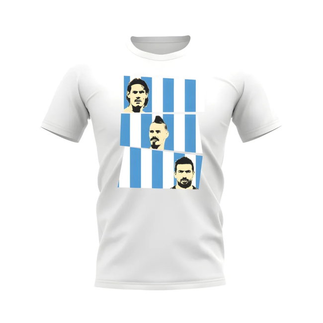 Cavani Hamsik Lavezzi Napoli T-Shirt (White)