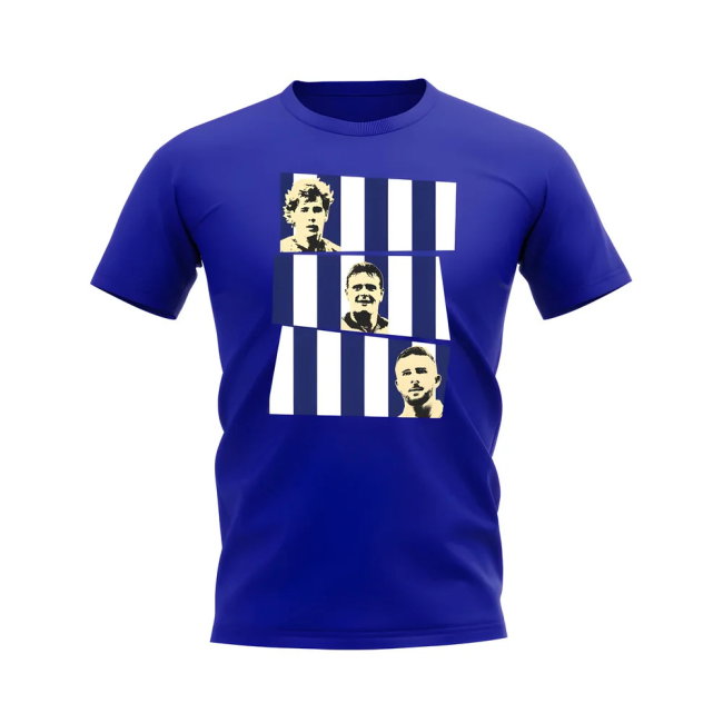 McCoist Gascoigne Ferguson Rangers T-Shirt (Royal Blue)