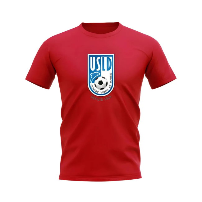 Dunkerque Badge T-shirt (Red)