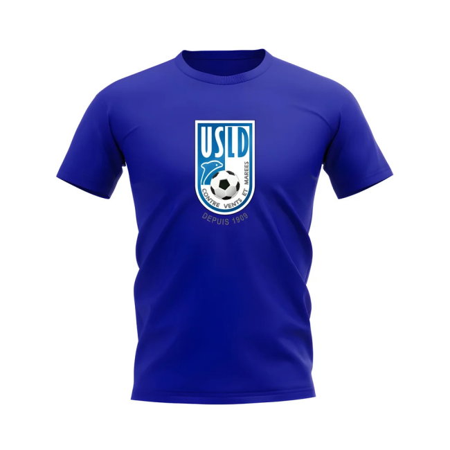 Dunkerque Badge T-shirt (Royal Blue)