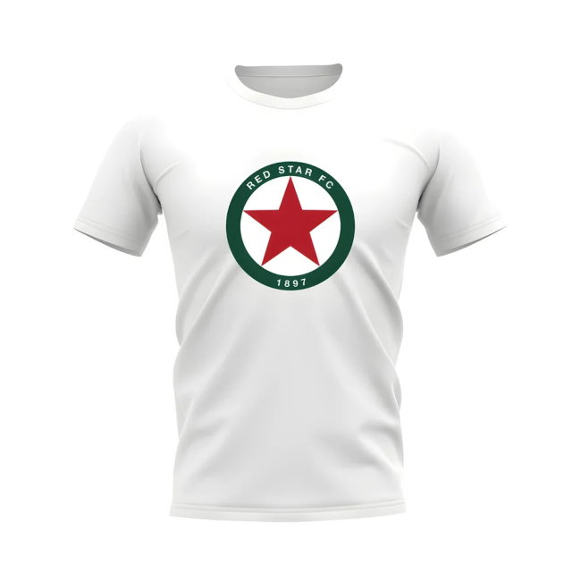 Red Star Paris Badge T-shirt (White)