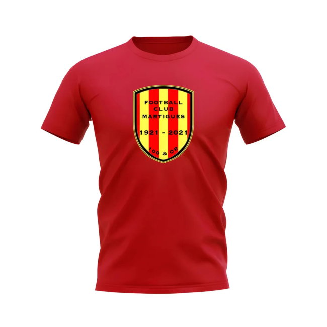 Martigues Badge T-shirt (Red)