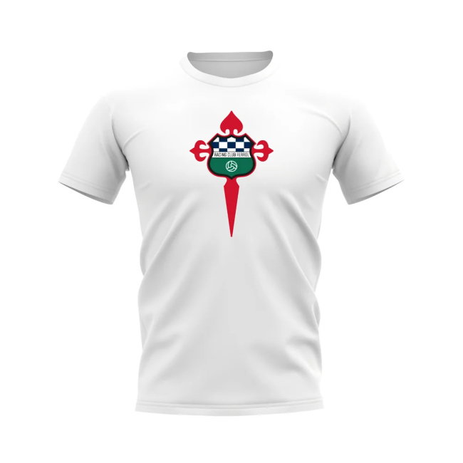 Racing Ferrol Badge T-shirt (White)