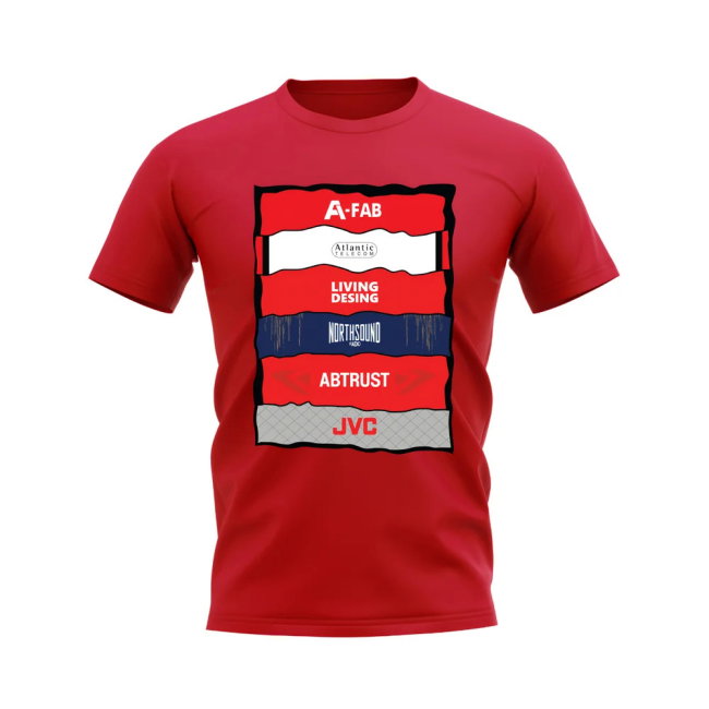 Aberdeen Shirt Sponsor History T-shirt (Red)