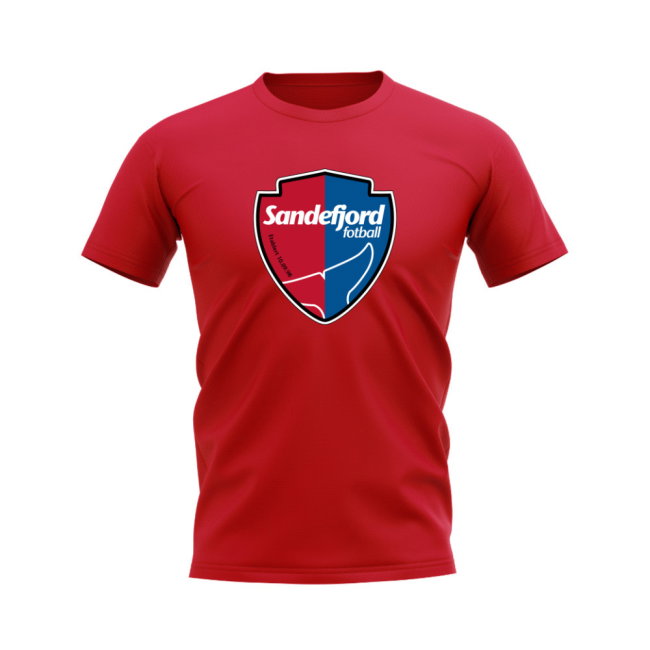 Sandefjord Badge T-shirt (Red)